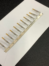 Load image into Gallery viewer, 66683-7 -C - AMP - CONN SOCKET 24-28AWG GOLD CRIMP, Chain Form, 100 contacts per package. Quantity Shown Available = 100 Packs.
