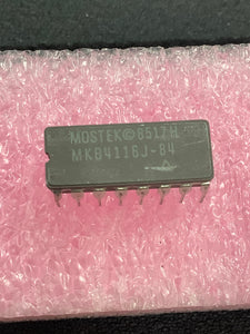 MKB4116J-84 - MOSTEK - 16K X 1 BIT DYNAMIC RAM