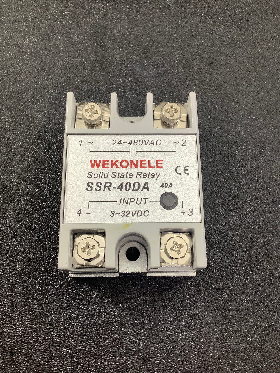 SSR-40DA -  Solid State Relay, 24-480Vac 40A Load, 3-32Vdc Ctl.