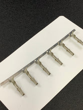 Load image into Gallery viewer, 350537-1 -C - AMP - CONN SOCKET 14-20AWG CRIMP TIN, Chain Form, 100 contacts per package. Quantity Shown Available = 100 Packs.
