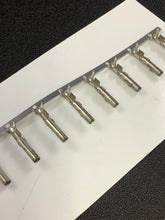 Load image into Gallery viewer, 350557-4 -C - AMP - CONN SOCKET 16-18AWG CRIMP TIN, Chain Form, 100 contacts per package. Quantity Shown Available = 100 Packs.
