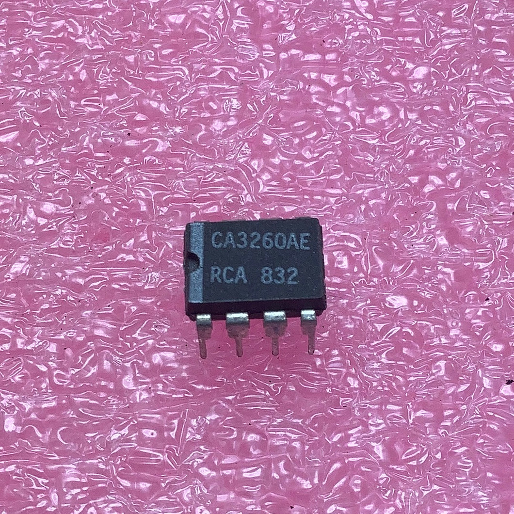 CA3260AE - RCA - BiMOS Operational Amplifier with MOSFET Input/CMOS Output