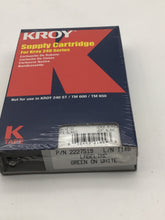 Load image into Gallery viewer, 2227519 - KROY - Label Supply Cartridge, .5” Green on White
