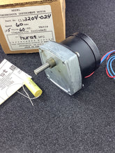 Load image into Gallery viewer, 3204-024 - HURST - Motor, Synchronous, 115 VAC @ 60 Hz, 10 W, 60 RPM, 41 Oz-in @ 175 p/s, 0.82, 10
