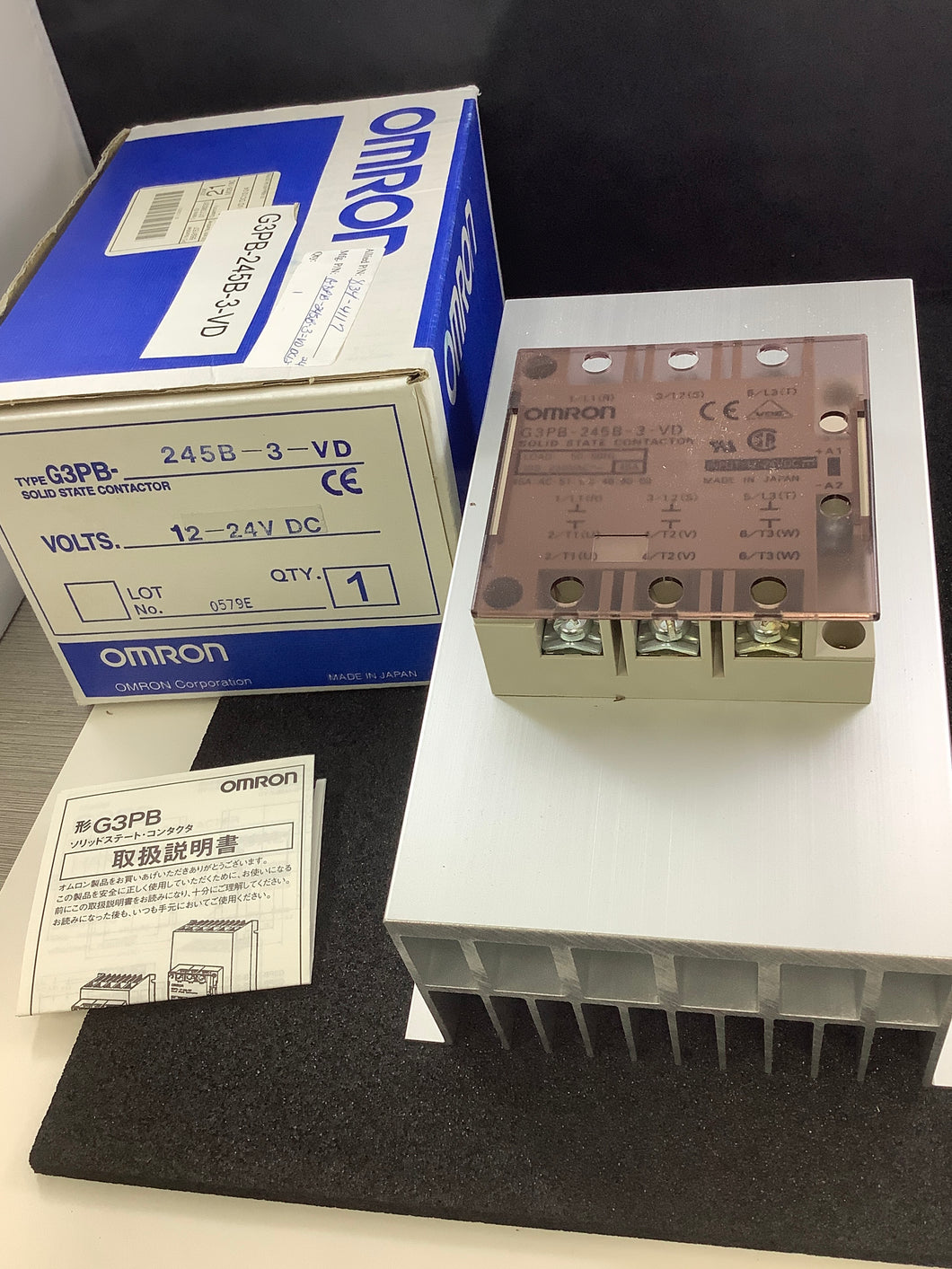 G3PB-245B-3-VD - OMRON - RELAY SSR PHASE 75-264VAC 45A