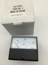Load image into Gallery viewer, KLY-T670-150V-AC-V - SHURITE - 0-150VAC PANEL METER
