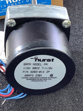 Load image into Gallery viewer, 3202-014 - HURST - Gearmotor, Synchronous, Geared, PA, 115VAC, 6 RPM, 140 Torque (oz-in)
