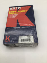 Load image into Gallery viewer, 2227531 - KROY - Label Supply Cartridge, .5” Black on Blue
