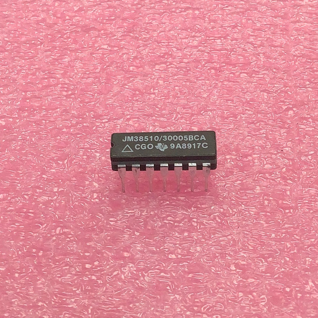 JM38510/30005BCA - TI - Logic Gates Military 3-ch, 3-input, 4.5-V to 5.5-V bipolar NAND gates 14-CDIP -55 to 125