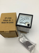 Load image into Gallery viewer, CP-C48A-500UA-DC-I - SHURITE - 0-500uADC Analog Panel Meter,    48 mm, 48 mm
