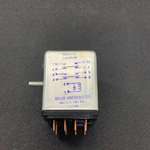 WU024D2R-566 - OAK Industries Inc. - 24VDC DPDT 25A RELAY