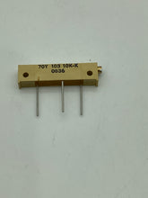 Load image into Gallery viewer, M70Y103KB25 - VISHAY - 1 1/4" Rectangular Multi-Turn Cermet Trimmer 10k OHM, 20 TURN

