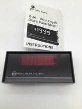 Load image into Gallery viewer, X-34 200MV - NON LINEAR SYSTEMS - 200MV DIGITAL PANEL METER
