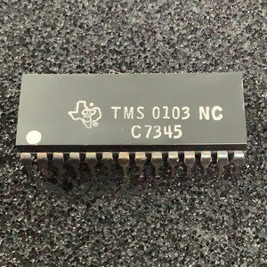 TMS0103NC - TI -  TI's first-generation of single-chip calculator IC's
