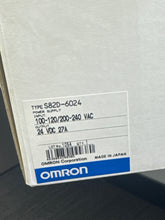 Load image into Gallery viewer, S82D-6024 - OMRON - INPUT 100-240VAC /OUT 24VDC 27 AMP  POWER SUPPLY
