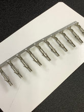 Load image into Gallery viewer, 350699-1 -C - AMP - CONN SPLIT PIN 18-24AWG CRMP TIN, Chain Form, 100 contacts per package. Quantity Shown Available = 100 Packs.
