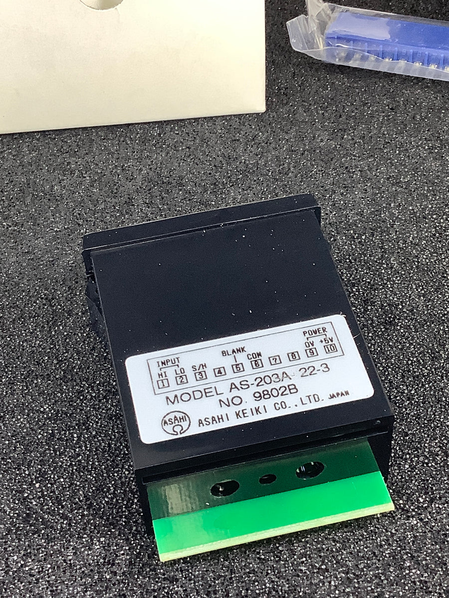 AS-203A-22-3 - ASAHI KEIKI - 1.999MA DC DIGITAL METER