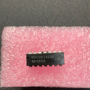 RC1437DB - RAYTHEON - Dual High Gain Op AMP, also marked RC4709