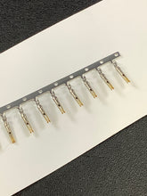 Load image into Gallery viewer, 5-66504-9 -C - AMP - CONN SOCKET 20-24AWG GOLD CRIMP, Chain Form, 100 contacts per package. Quantity Shown Available = 100 Packs.
