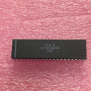 CDP1806ACE - RCA - CMOS 8-bit Microprocessor With On-chip RAM And Counter/timer