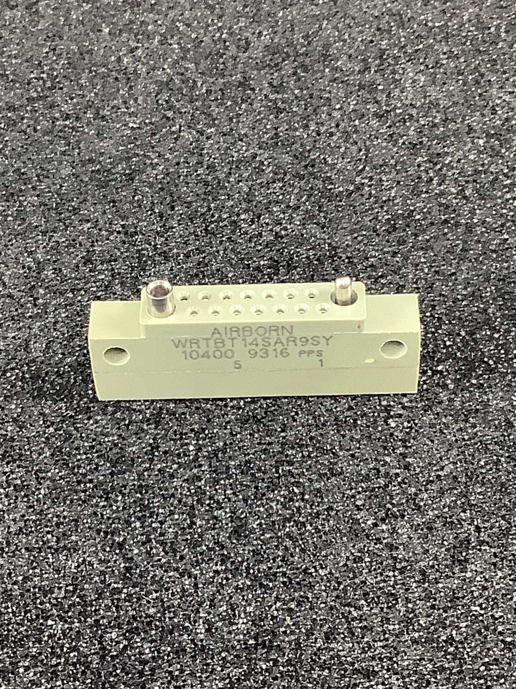 WRTBT14SAR9SY - AirBorn - 14 pos R/A 2 row PC Mnt. Connector