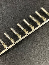 Load image into Gallery viewer, 350536-3 -C - AMP - SOCKET, UNIVERSAL MATE-N-LOK 20-14 AWG, Chain Form, 100 contacts per package. Quantity Shown Available = 100 Packs.
