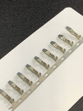 Load image into Gallery viewer, 350980-1 -50 - AMP - CONN SOCKET 18-24AWG CRIMP TIN, Chain Form, 50 contacts per package. Quantity Shown Available = 50 Packs.
