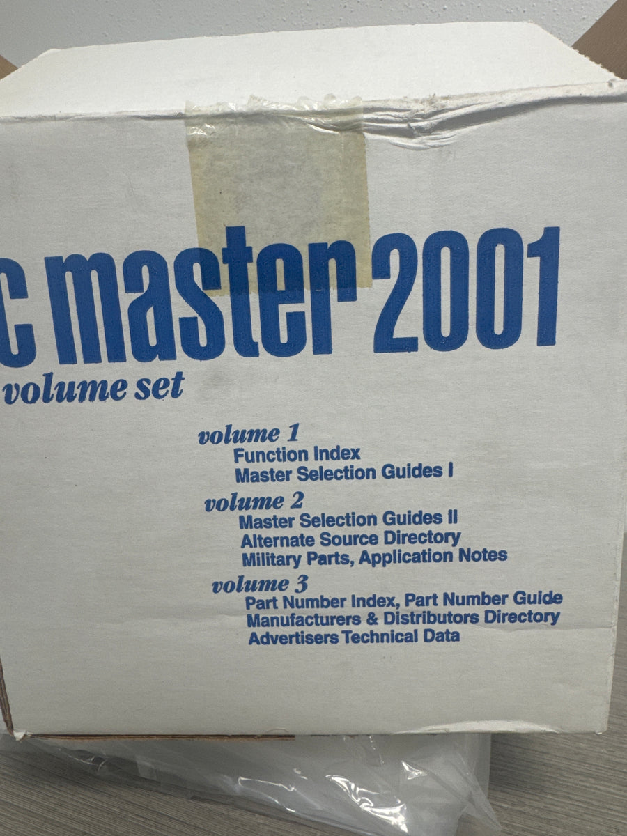 ICM01-SET - 2001 IC MASTER 3 VOLUME SET, NEW IN THE BOX