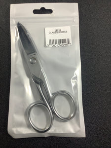 12710 - CLAUSS - CLAUSS # 925CS, 5" Serrated Scissor with Wire Cutting Notch .