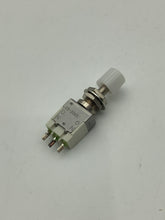 Load image into Gallery viewer, EB2065-BB - NKK - Push Button Switch, SPDT, ON-ON(Alt Action) 3A, White Cap
