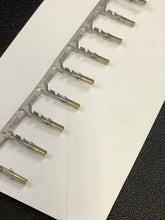 Load image into Gallery viewer, 39-00-0163 -C - MOLEX - CONN SOCKET 18-24AWG CRIMP GOLD, Chain Form, 100 contacts per package. Quantity Shown Available = 100 Packs.
