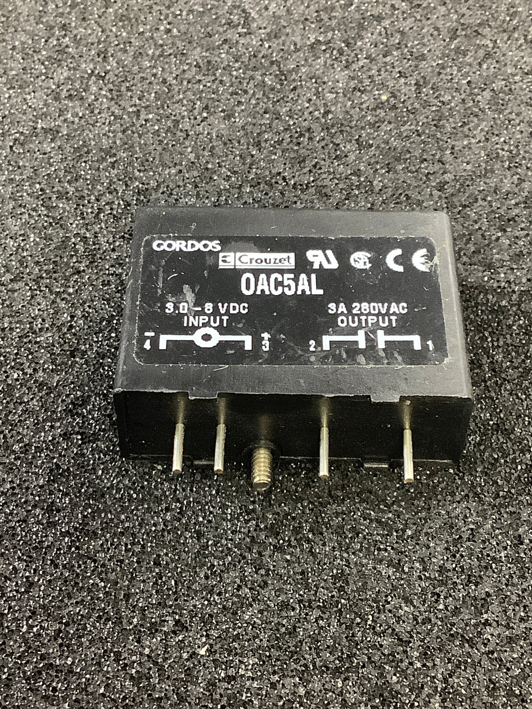 OAC5AL - GORDOS - I/O MODULE 3.0-8VDC Input  3A 280VAC Output