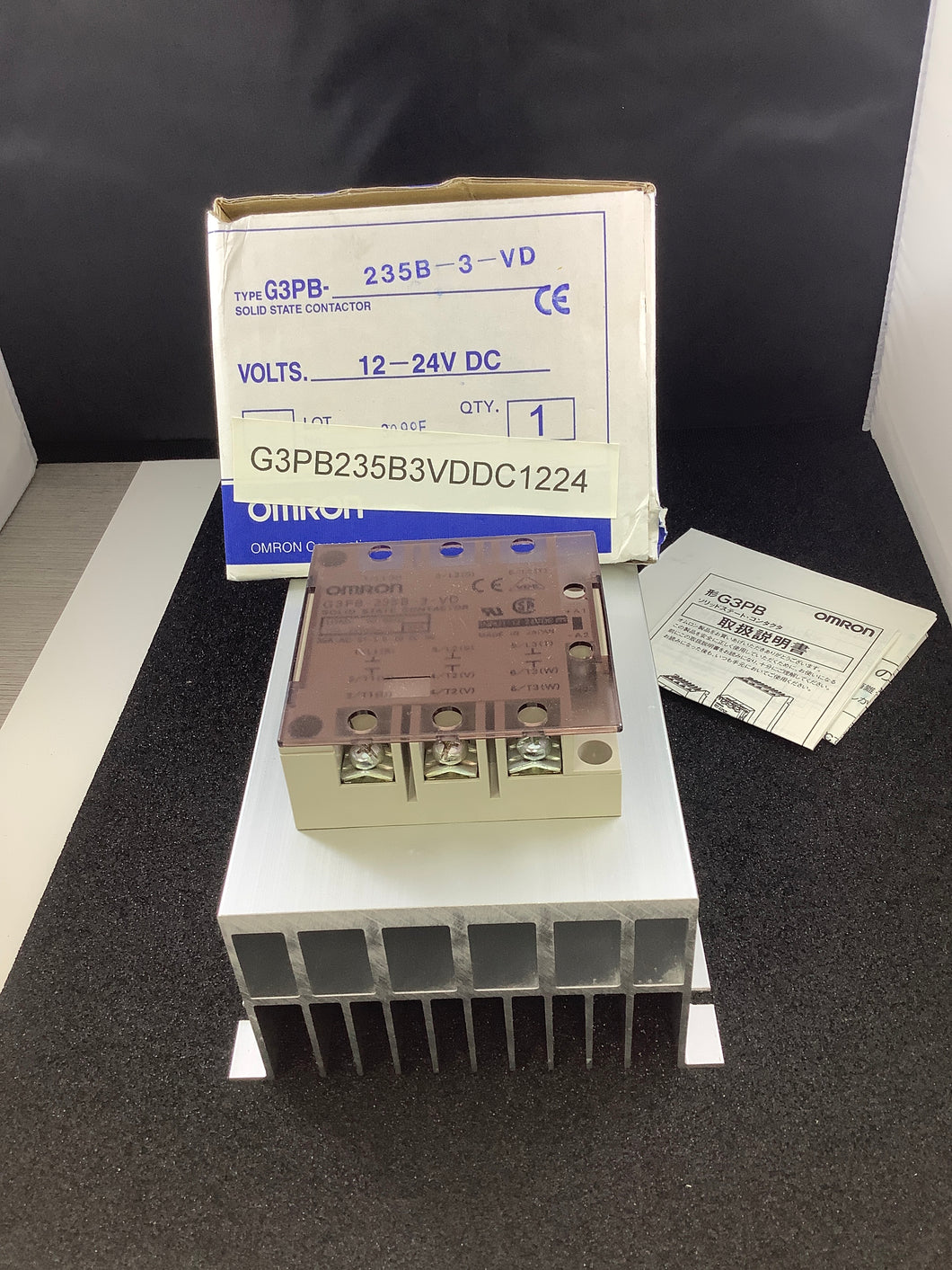 G3PB-235B-3-VD   DC1224 - OMRON - 3 POL SS CONTACTOR  35A