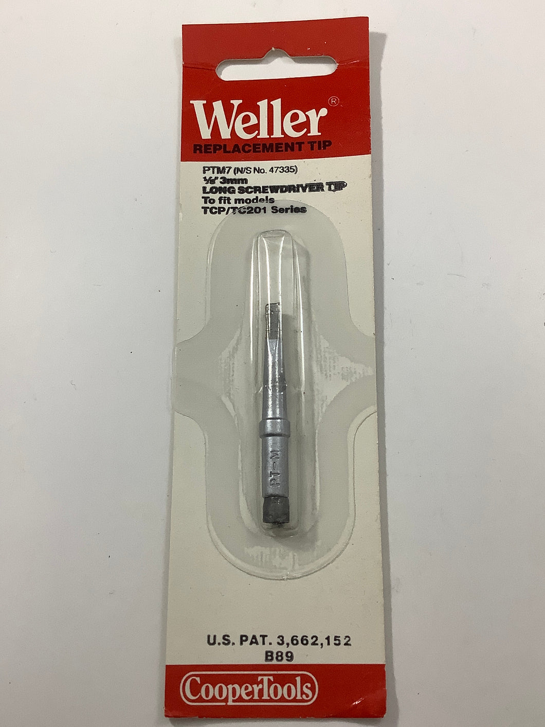 PTM7 - WELLER - 1/8” SOLDERING IRON TIP