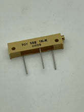 Load image into Gallery viewer, M70Y102KB25 - VISHAY - 1 1/4" Rectangular Multi-Turn Cermet Trimmer 1k OHM, 20 TURN
