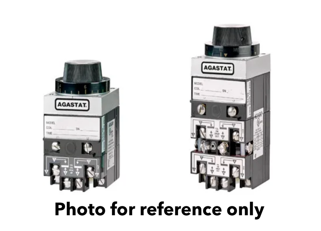 On-Delay Time Delay Relay DPDT (2 Form C) 20 Sec ~ 200 Sec Delay 10A @ 240VAC Panel Mount 240VAC, 7012BE