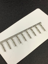 Load image into Gallery viewer, 350628-1 -C - AMP - CONN SOCKET 18-24AWG CRIMP TIN, Chain Form, 100 contacts per package. Quantity Shown Available = 100 Packs.
