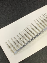 Load image into Gallery viewer, 104505-2 -C - AMP - CONN PIN 22-26AWG CRIMP TIN-LEAD, Chain Form, 100 contacts per package. Quantity Shown Available = 100 Packs.
