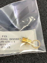 Load image into Gallery viewer, 32JR126-1 - FCI  - RF SMB Connector, Male, Panel Mount, Solder Terminal, Receptacle
