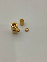 Load image into Gallery viewer, 142-4408-101 - JOHNSON - RP-SMA Connector Plug, Female Socket 50 Ohms Free Hanging (In-Line), Right Angle Solder
