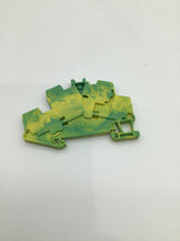 Load image into Gallery viewer, 3038480 - PHOENIX - Terminal Block Connector 4 Position Ground, Earth Green, Yellow 12-28 AWG
