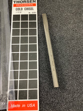 Load image into Gallery viewer, 55901 - THORSEN - COLD CHISEL  1/4” x 5” , MADE IN USA
