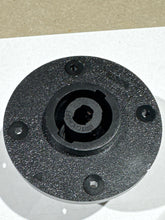 Load image into Gallery viewer, HPCPR420F - SWITCHCRAFT - High Power Speaker Connector _x0010_, 4 contact, Round Flange,  PC Mount, .250” Connector
