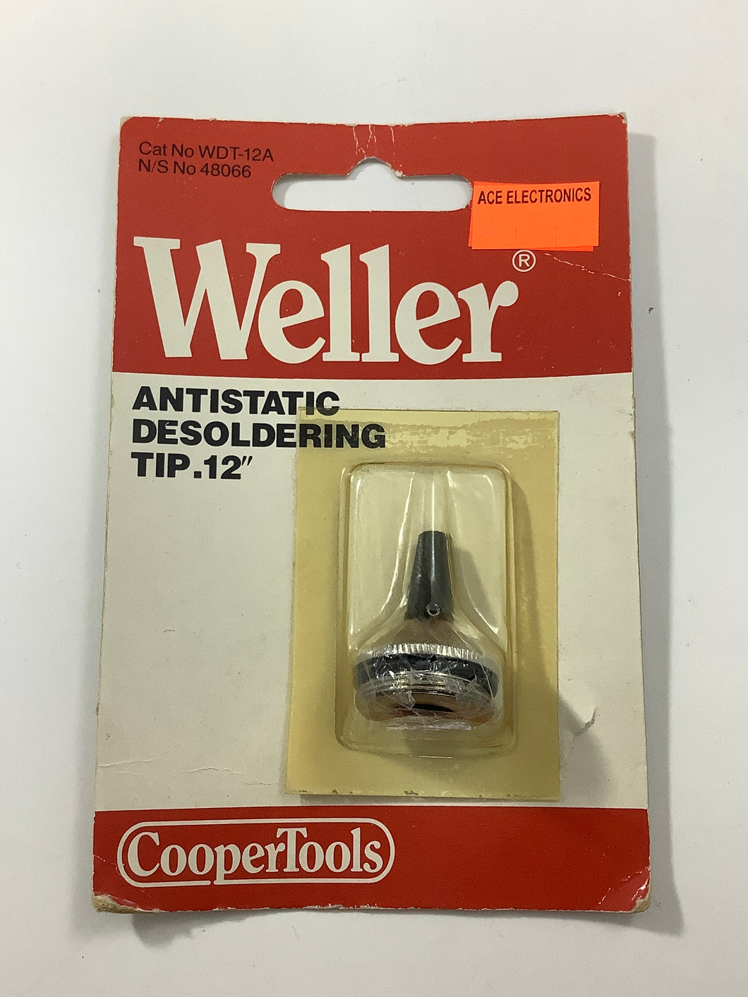 WDT-12A - weller - Anti Static Desoldering Tip