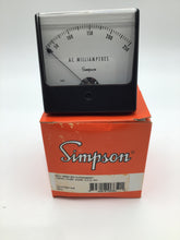 Load image into Gallery viewer, 06650 - SIMPSON - 0-250MA AC PANEL METER 1357M----0-250 ACMA
