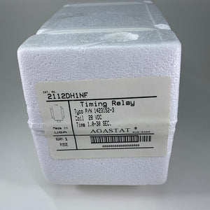 2112DH1NF - AGASTAT/TYCO - 1-30 SEC ON DELAY RELAY 28VDC HERMETICALLY SEALED