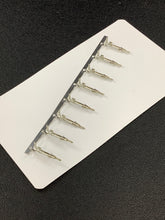 Load image into Gallery viewer, 171636-1 -C - AMP - CONN PIN 16-20AWG CRIMP TIN, Chain Form, 100 contacts per package. Quantity Shown Available = 100 Packs.

