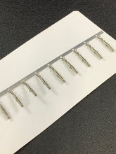 Load image into Gallery viewer, 770834-1 -C - AMP - CONN SOCKET 26-30AWG TIN CRIMP, Chain Form, 100 contacts per package. Quantity Shown Available = 100 Packs.
