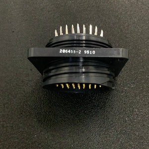 206455-2 - AMP - 63 Position Circular Connector Receptacle, Male Pins Solder