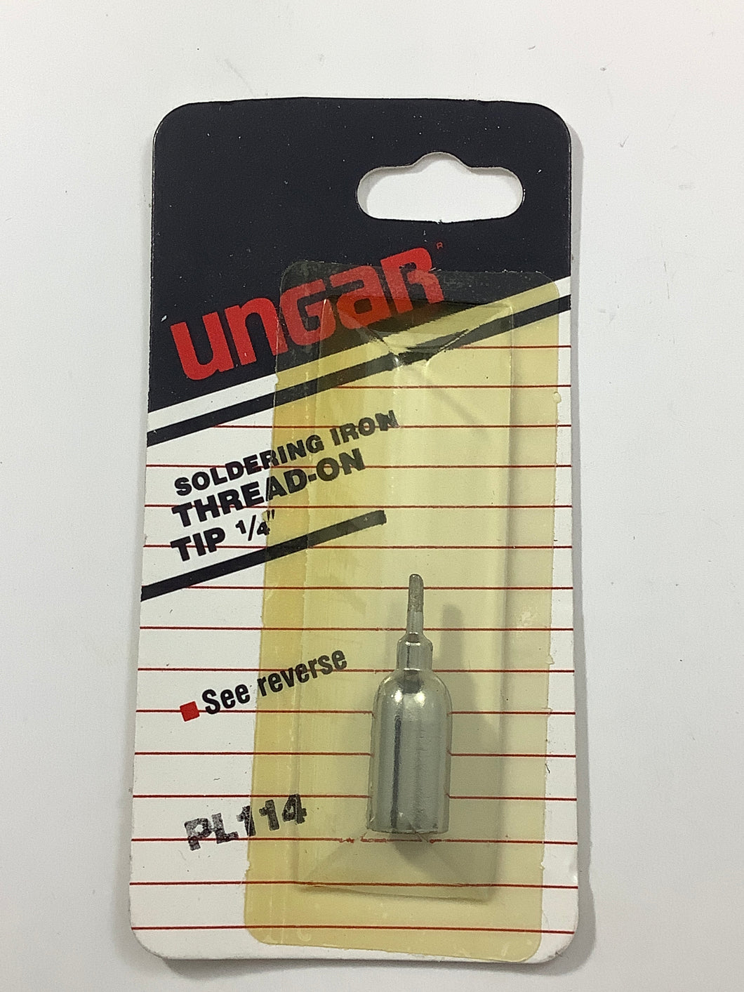 PL114 - UNGAR - Small Micro Spade Pencil Thread-On Soldering Tip 1.8mm